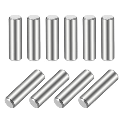 Harfington Uxcell 10Pcs  Dowel Pin 304 Stainless Steel Cylindrical Shelf Support Pin