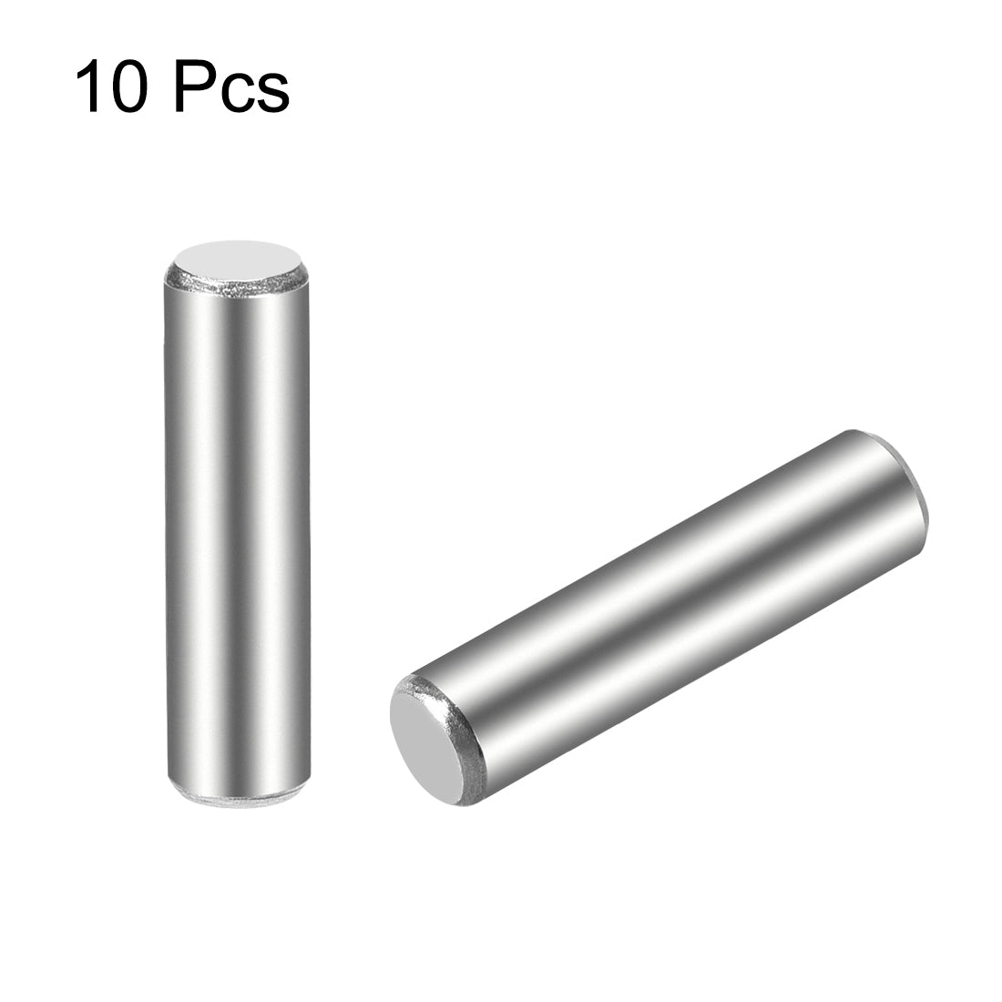 uxcell Uxcell 10Pcs  Dowel Pin 304 Stainless Steel Cylindrical Shelf Support Pin