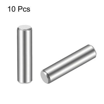 Harfington Uxcell 10Pcs  Dowel Pin 304 Stainless Steel Cylindrical Shelf Support Pin