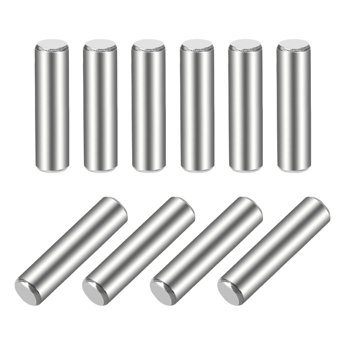 uxcell Uxcell 10Pcs  Dowel Pin 304 Stainless Steel Cylindrical Shelf Support Pin