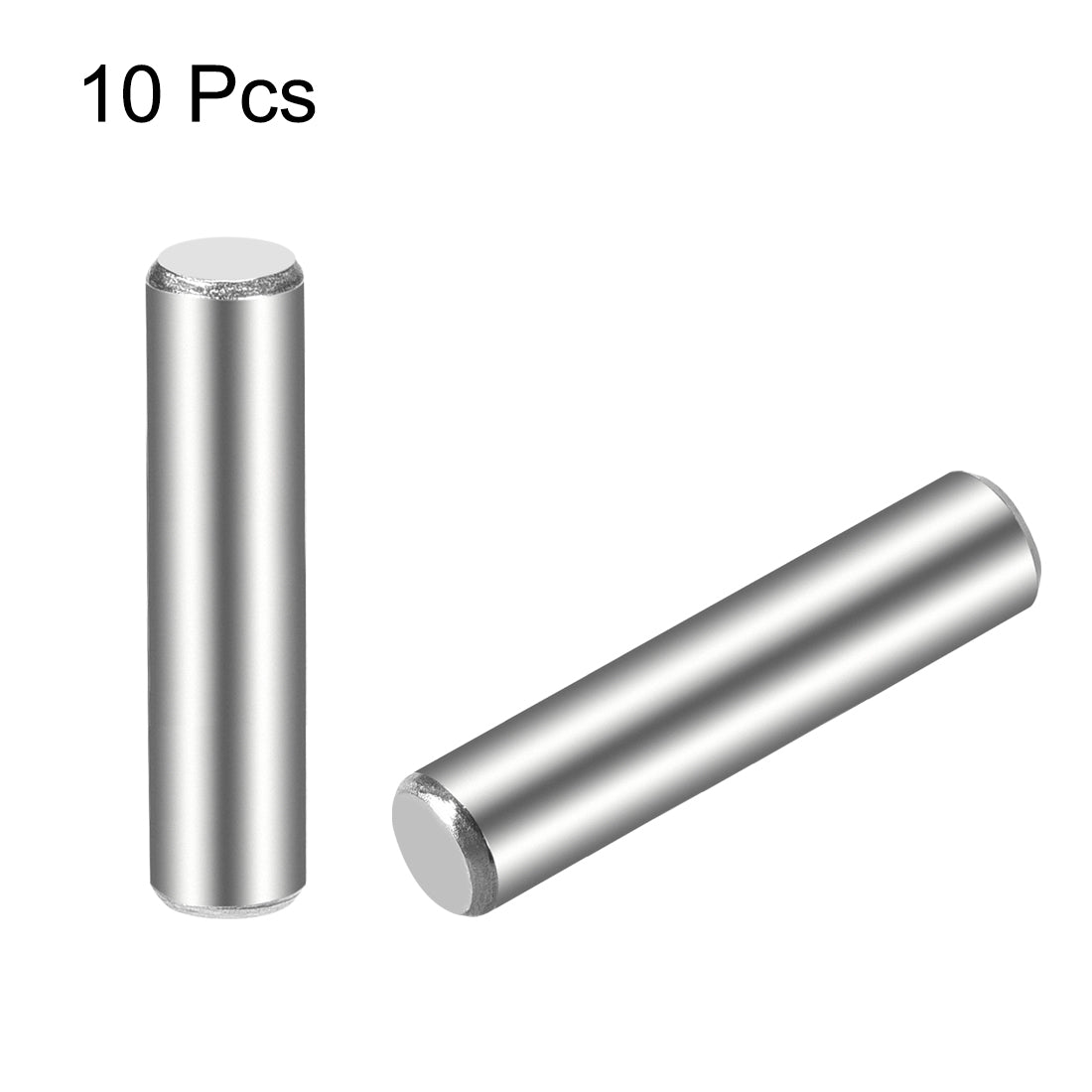 uxcell Uxcell 10Pcs  Dowel Pin 304 Stainless Steel Cylindrical Shelf Support Pin