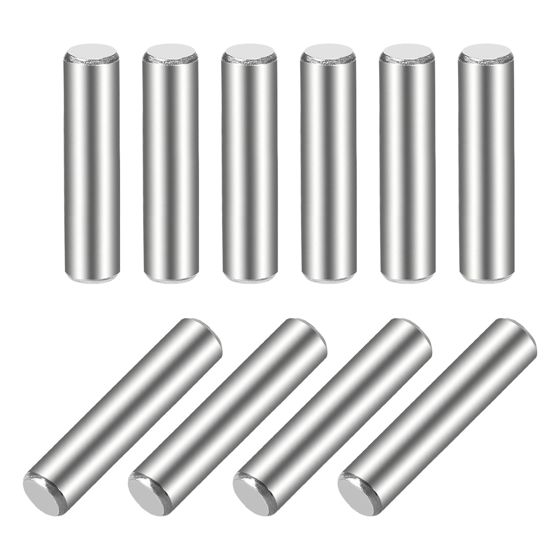 uxcell Uxcell 10Pcs  Dowel Pin 304 Stainless Steel Cylindrical Shelf Support Pin