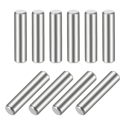 Harfington Uxcell 10Pcs  Dowel Pin 304 Stainless Steel Cylindrical Shelf Support Pin