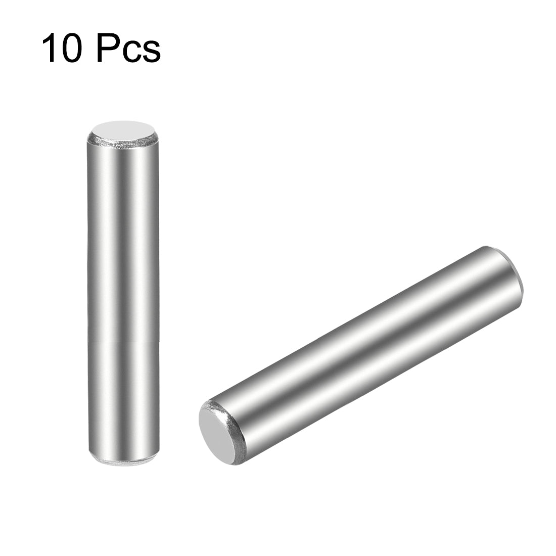 uxcell Uxcell 10Pcs  Dowel Pin 304 Stainless Steel Cylindrical Shelf Support Pin