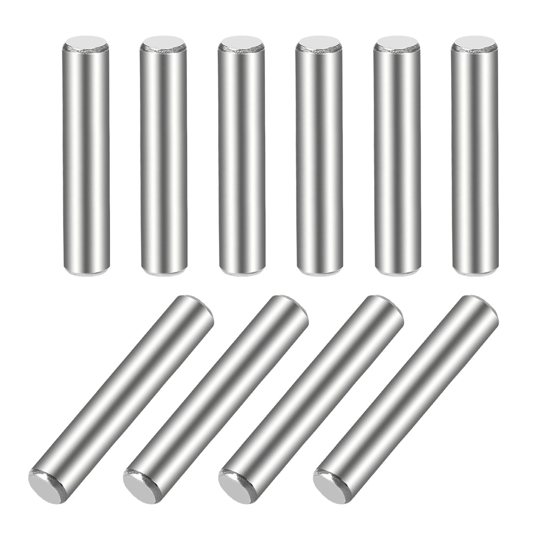 uxcell Uxcell 10Pcs  Dowel Pin 304 Stainless Steel Cylindrical Shelf Support Pin