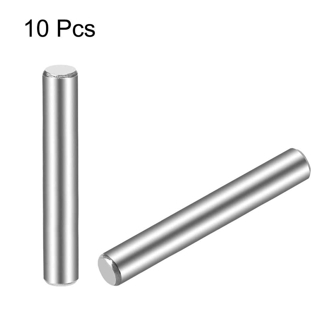 uxcell Uxcell 10Pcs  Dowel Pin 304 Stainless Steel Cylindrical Shelf Support Pin