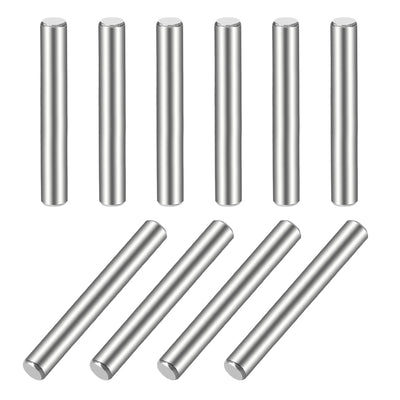 Harfington Uxcell 10Pcs  Dowel Pin 304 Stainless Steel Cylindrical Shelf Support Pin