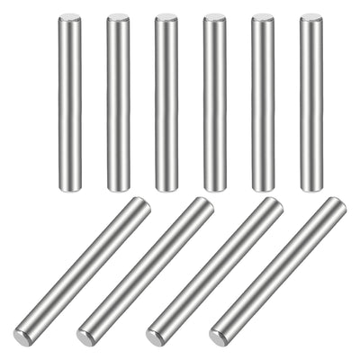 Harfington Uxcell 10Pcs  Dowel Pin 304 Stainless Steel Cylindrical Shelf Support Pin