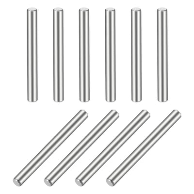 Harfington Uxcell 10Pcs  Dowel Pin 304 Stainless Steel Cylindrical Shelf Support Pin