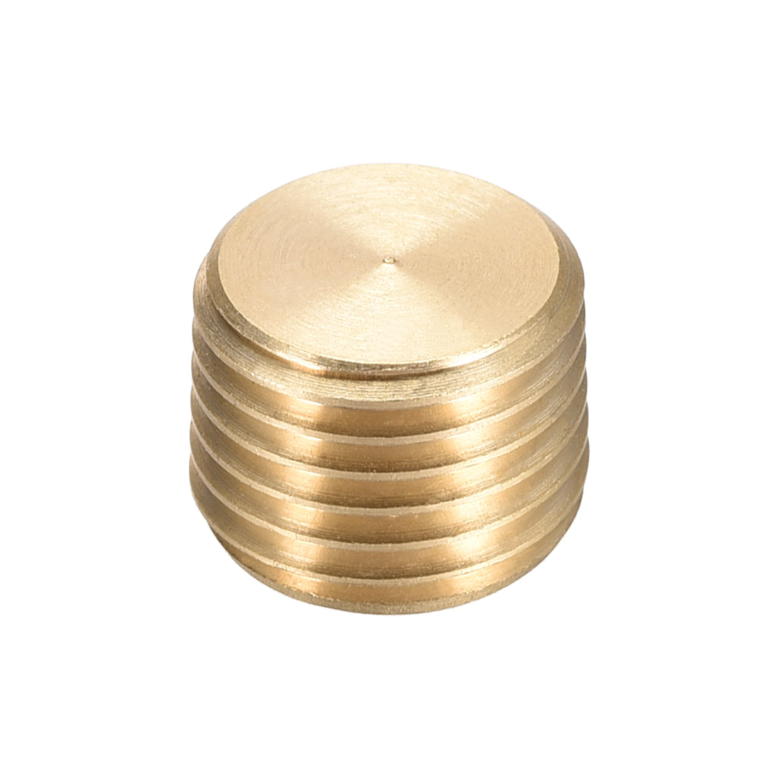 Uxcell Uxcell Brass Pipe Fitting - Hex Counter Sunk Plug 1/8NPT Male Socket Drive Countersunk Pipe Plugs 15pcs