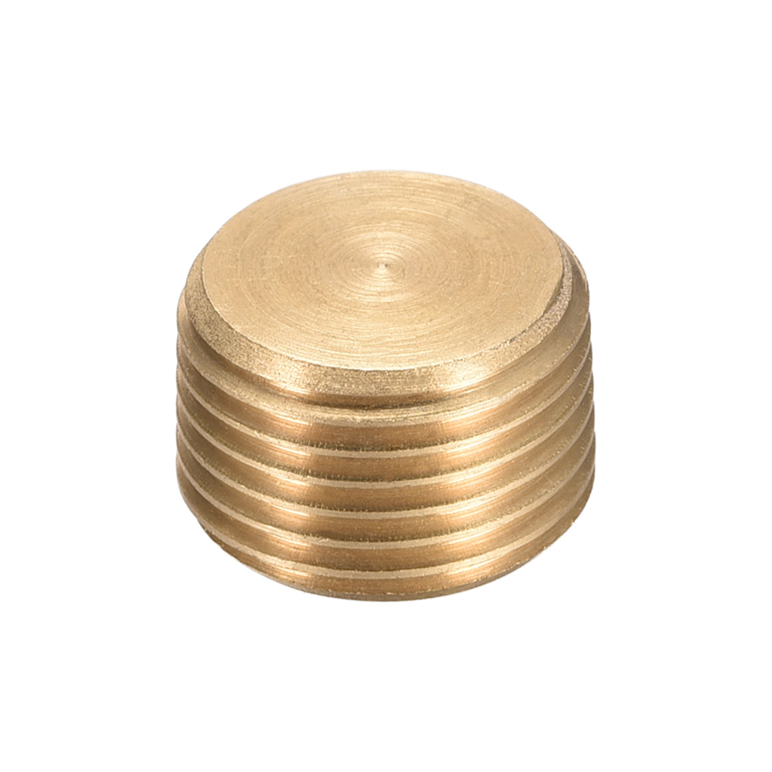 Uxcell Uxcell Brass Pipe Fitting - Hex Counter Sunk Plug 1/8NPT Male Socket Drive Countersunk Pipe Plugs 15pcs