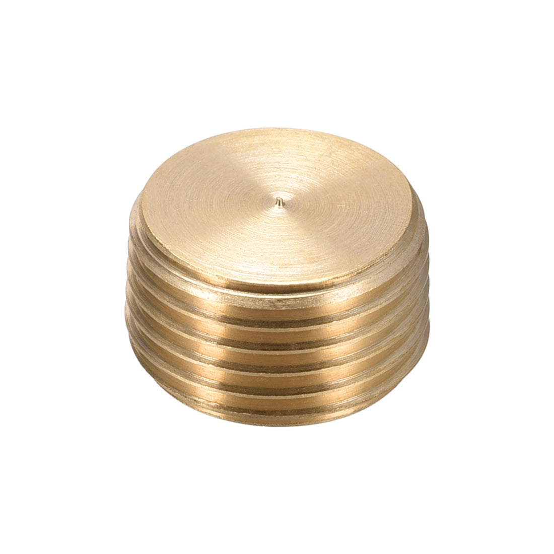 Uxcell Uxcell Brass Pipe Fitting - Hex Counter Sunk Plug 1/16NPT Male Socket Drive Countersunk Pipe Plugs 10pcs