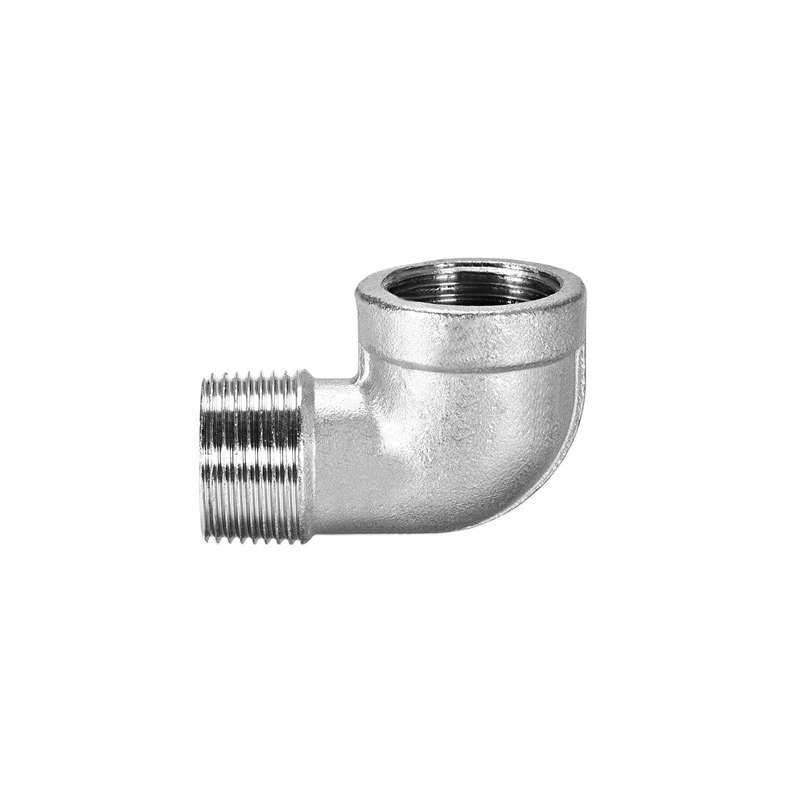 uxcell Uxcell Stainless Steel 201 Pipe Fittings Elbow 3/4BSPT Female x 3/4BSPT Male