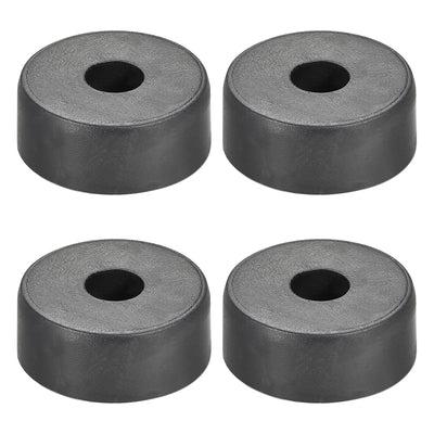 Harfington Uxcell 4 Pcs D37xH15mm Rubber Feet Anti-Vibration Base Pad Stand for Speaker Guitar Amplifier HiFi