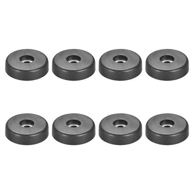 Harfington Uxcell 8 Pcs D40xH10mm Rubber Feet Anti-Vibration Base Pad Stand for Speaker Guitar Amplifier HiFi