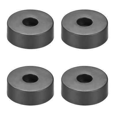 Harfington Uxcell 4 Pcs D45xH15mm Rubber Feet Anti-Vibration Base Pad Stand for Speaker Guitar Amplifier HiFi