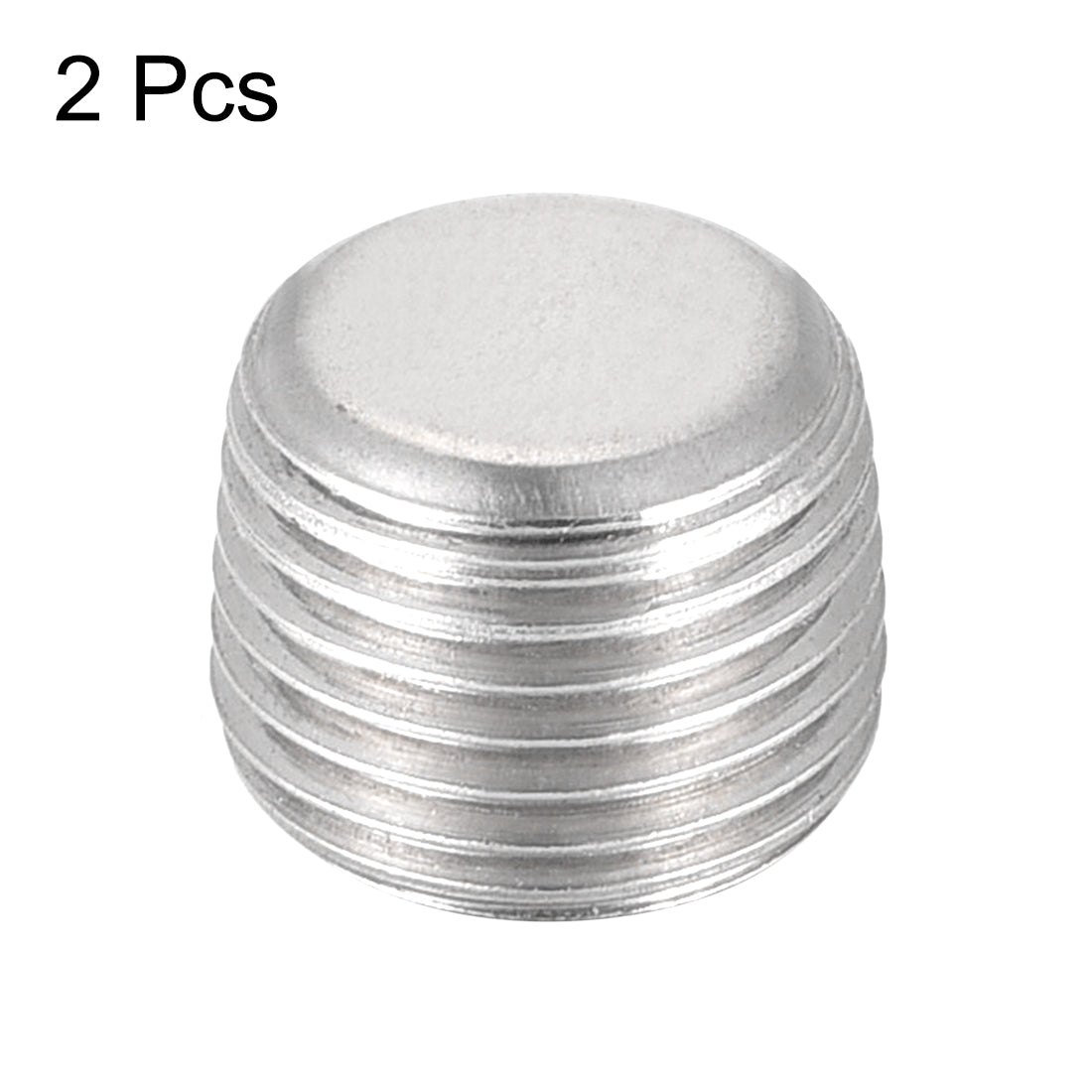 Uxcell Uxcell Hex Countersunk Plug - Stainless Steel Pipe Fitting 1/2NPT Male Thread Socket Pipe Adapter Connector 2Pcs