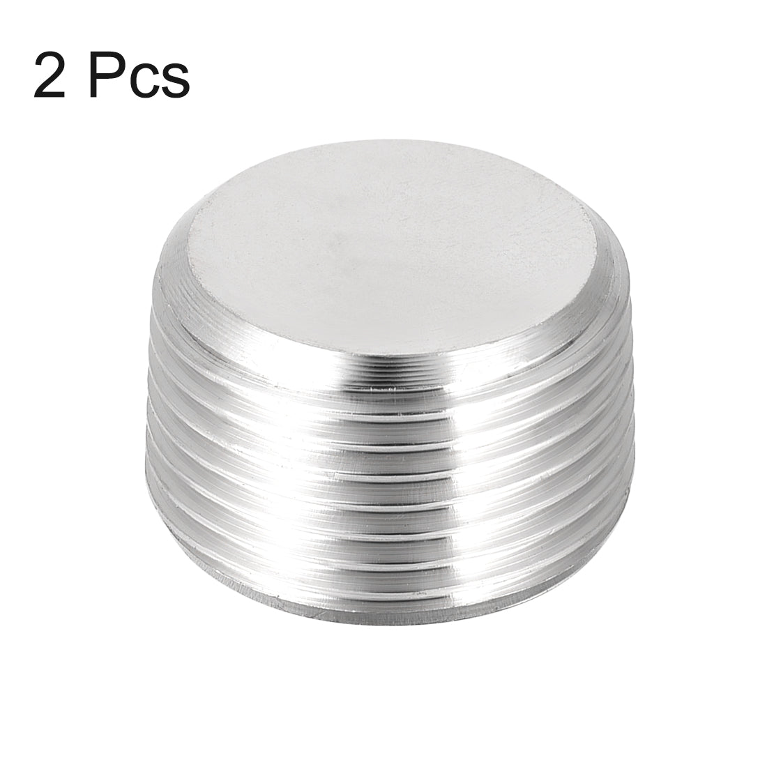 Uxcell Uxcell Hex Countersunk Plug - Stainless Steel Pipe Fitting 1/2NPT Male Thread Socket Pipe Adapter Connector 2Pcs