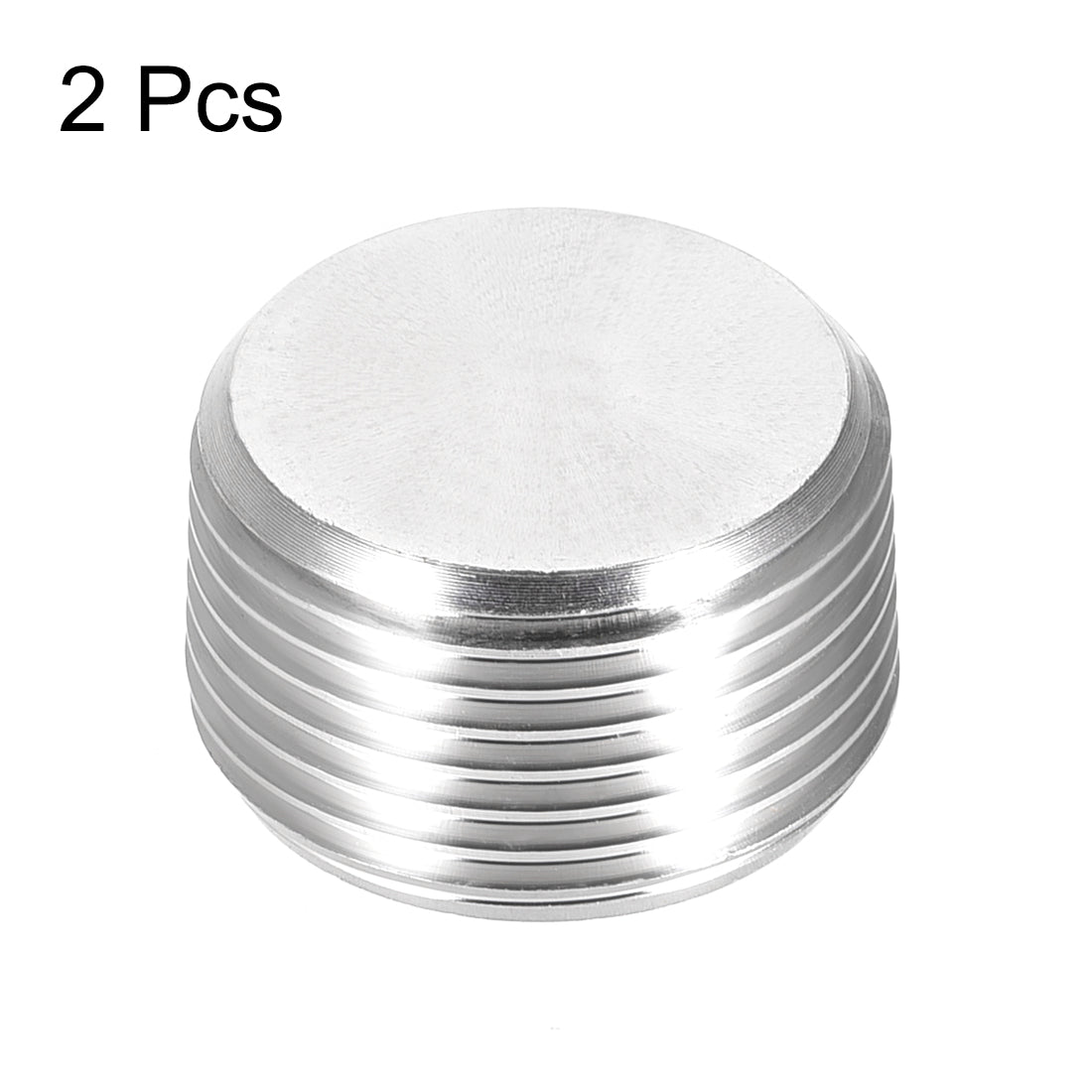 Uxcell Uxcell Hex Countersunk Plug - Stainless Steel Pipe Fitting 1/2NPT Male Thread Socket Pipe Adapter Connector 2Pcs