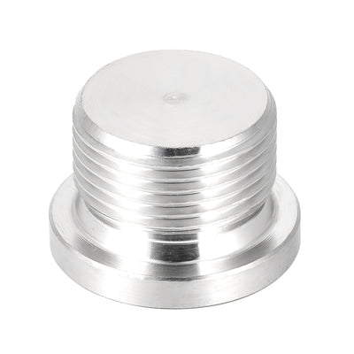 Harfington Uxcell Countersunk Plug Internal Hex Head Socket with Flange - M22 x 1.5 Male Stainless Steel Pipe Fitting Thread