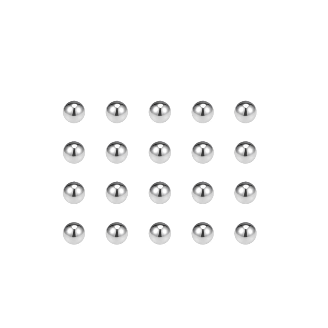 Uxcell Uxcell 10mm Bearing Balls 304 Stainless Steel G100 Precision Balls 100pcs