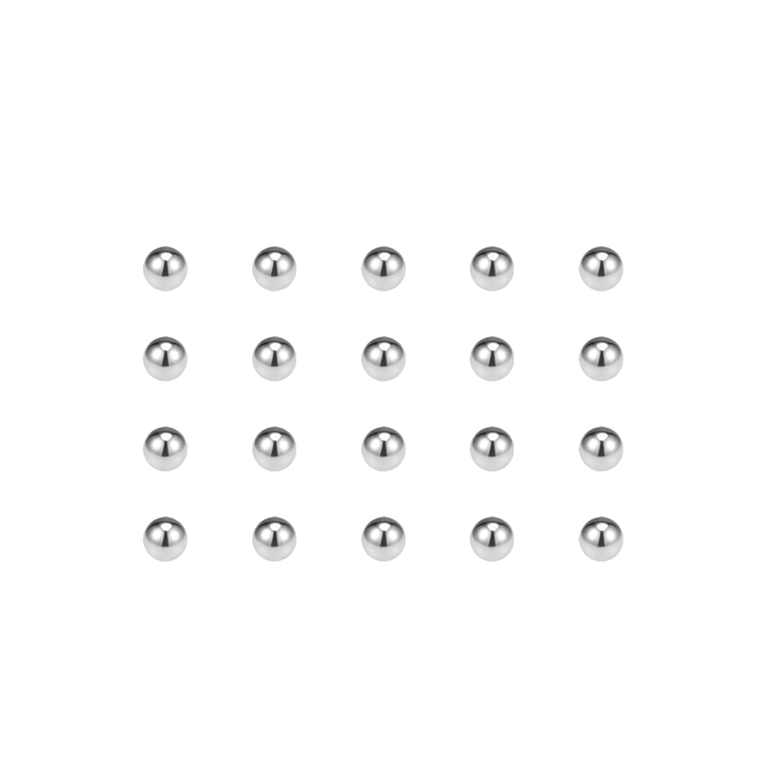 Uxcell Uxcell 10mm Bearing Balls 304 Stainless Steel G100 Precision Balls 100pcs