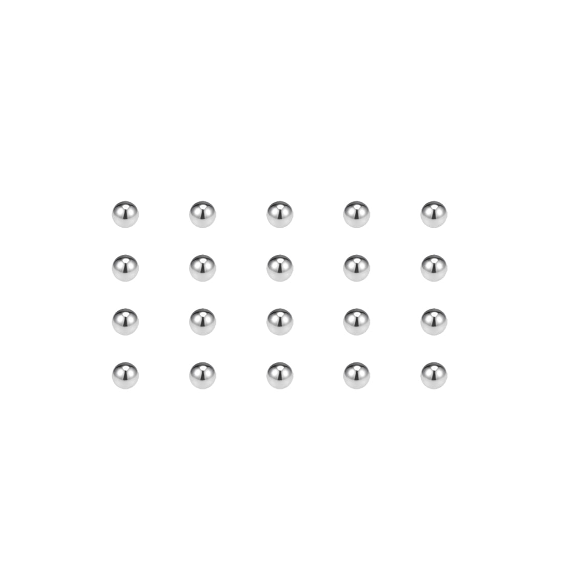 Uxcell Uxcell 10mm Bearing Balls 304 Stainless Steel G100 Precision Balls 100pcs