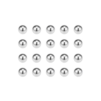 Harfington Uxcell 2mm Bearing Balls 304 Stainless Steel G100 Precision Balls 50pcs