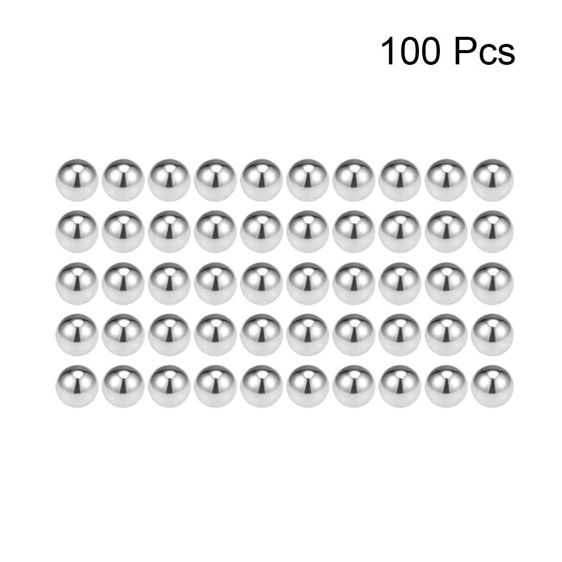 Uxcell Uxcell 10mm Bearing Balls 304 Stainless Steel G100 Precision Balls 100pcs