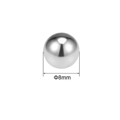 Harfington Uxcell 8mm Bearing Balls 304 Stainless Steel G100 Precision Balls 100pcs