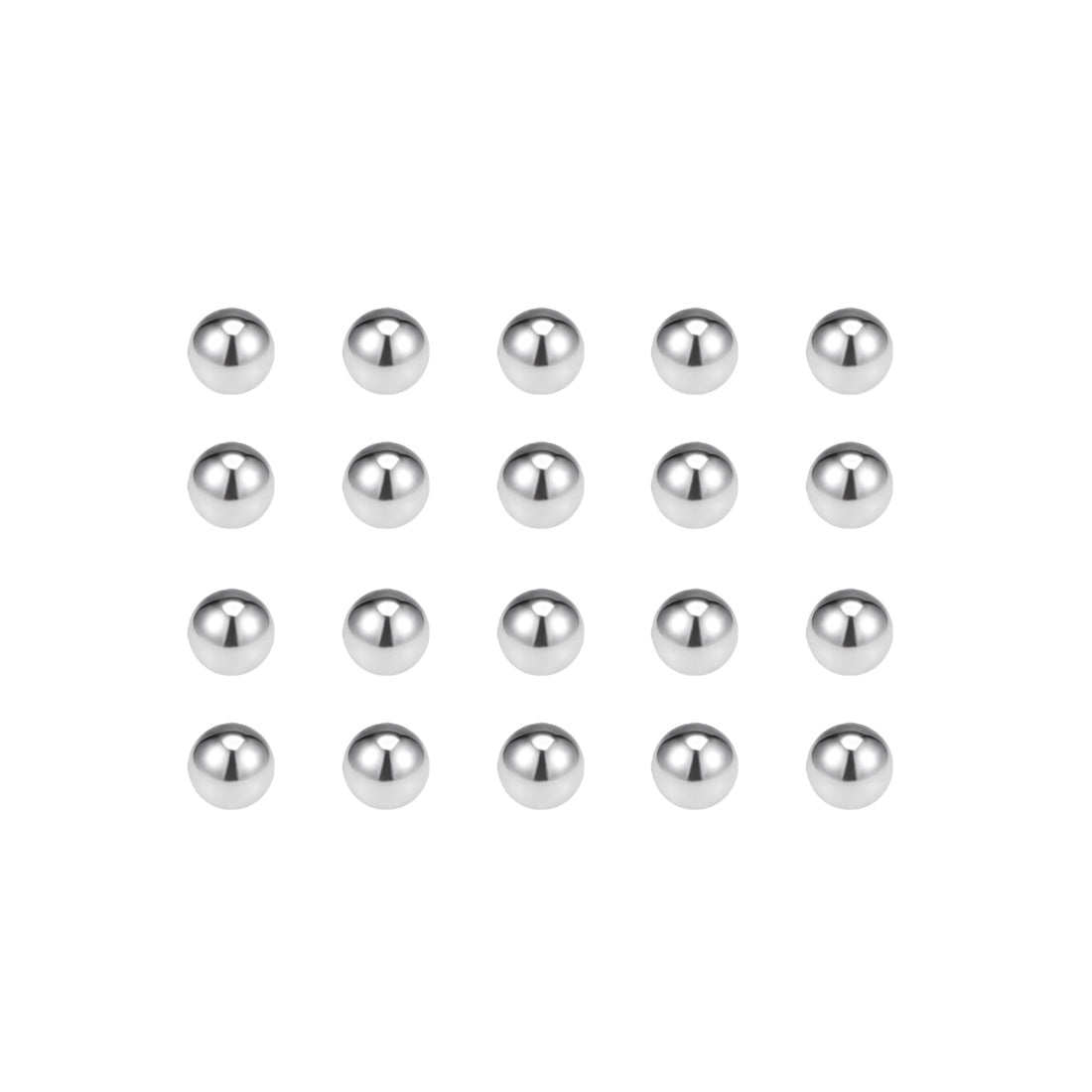 Uxcell Uxcell 2mm Bearing Balls 304 Stainless Steel G100 Precision Balls 50pcs