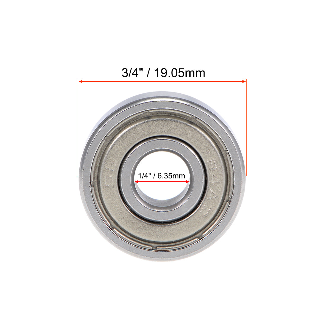 uxcell Uxcell Deep Groove Ball Bearing Double Shielded Z2 Bearings