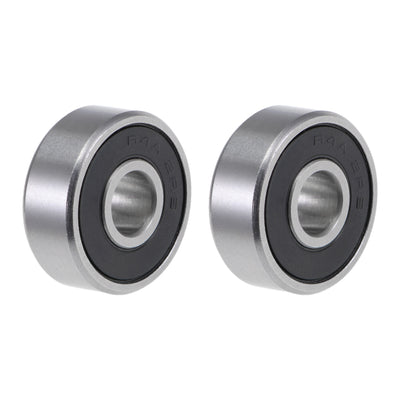 Harfington Uxcell Deep Groove Ball Bearings Inch Double Sealed Chrome Steel ABEC1