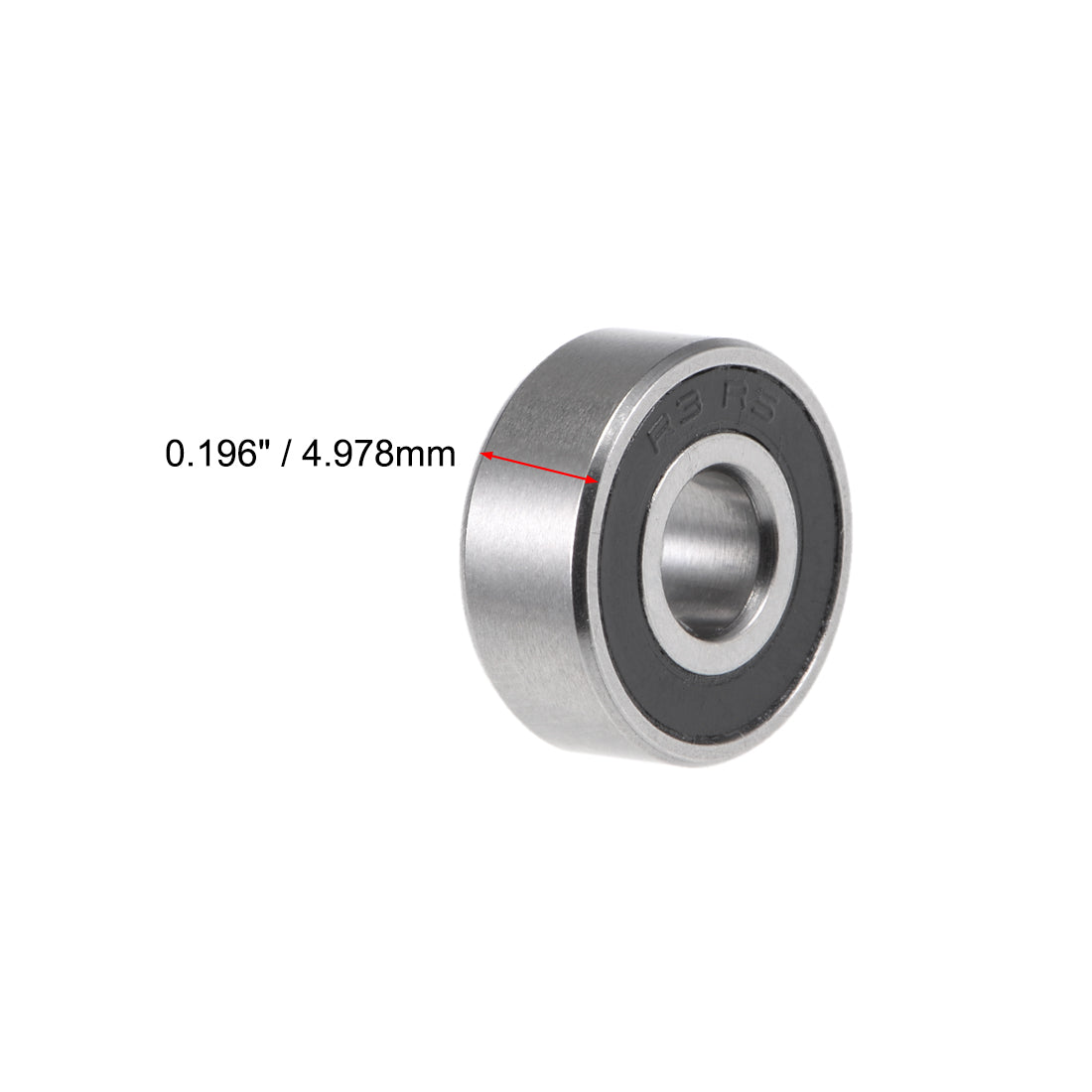 uxcell Uxcell Deep Groove Ball Bearings Inch Double Sealed Chrome Steel ABEC-1 Z2