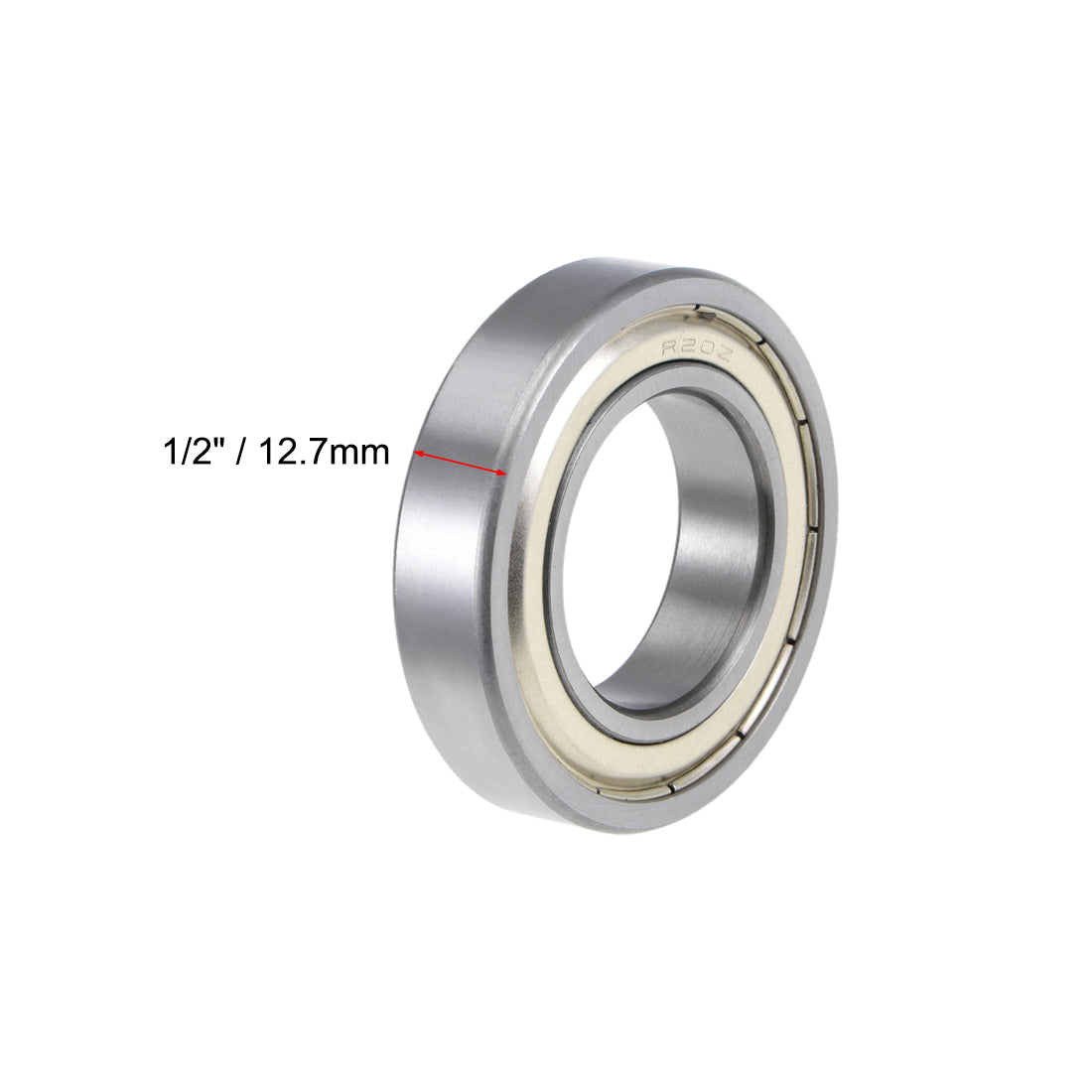 uxcell Uxcell Deep Groove Ball Bearings Z2 Double Shielded Chrome Steel Roller