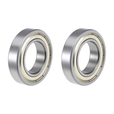 Harfington Uxcell Deep Groove Ball Bearings Z2 Double Shielded Chrome Steel Roller