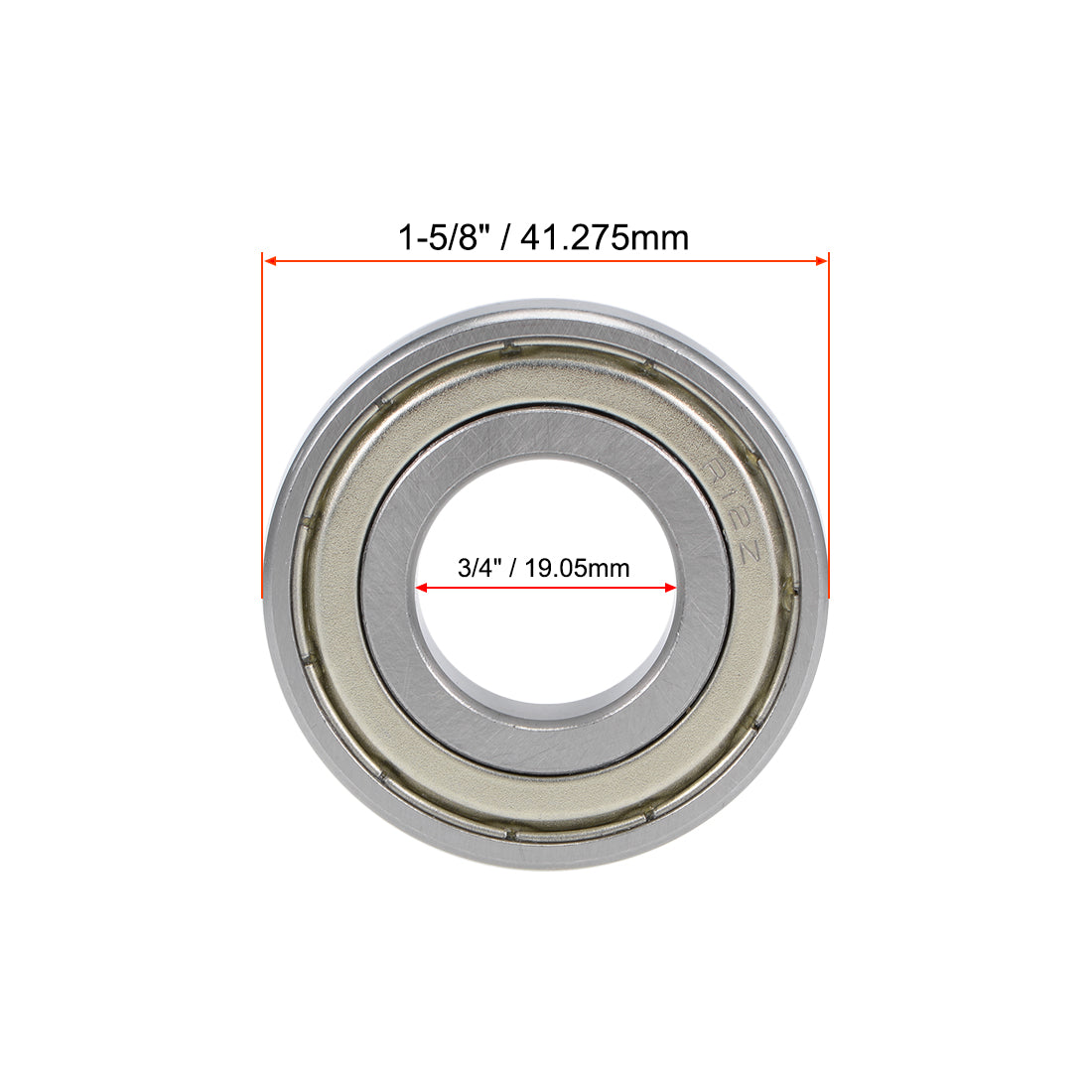 uxcell Uxcell Deep Groove Ball Bearing Double Shielded Z2 Bearings