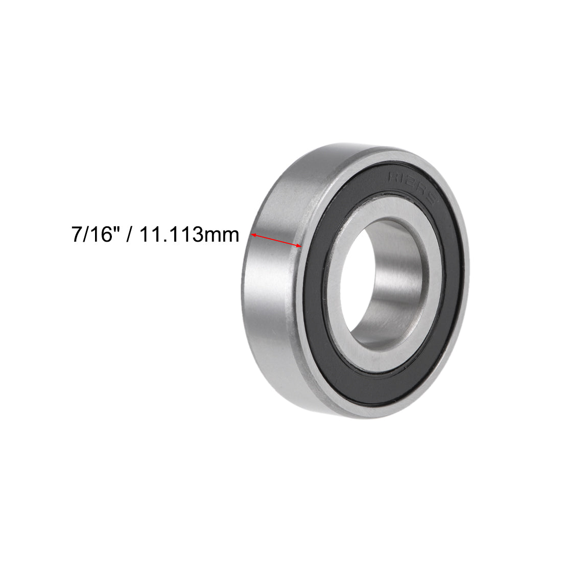 uxcell Uxcell Deep Groove Ball Bearings Inch Double Sealed Chrome Steel ABEC-1 Z2