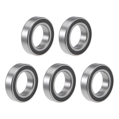 Harfington Uxcell Deep Groove Ball Bearings Inch Double Sealed Chrome Steel ABEC-1 Z2