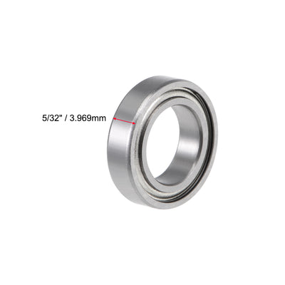 Harfington Uxcell Deep Groove Ball Bearing Double Shielded Z2 Bearings