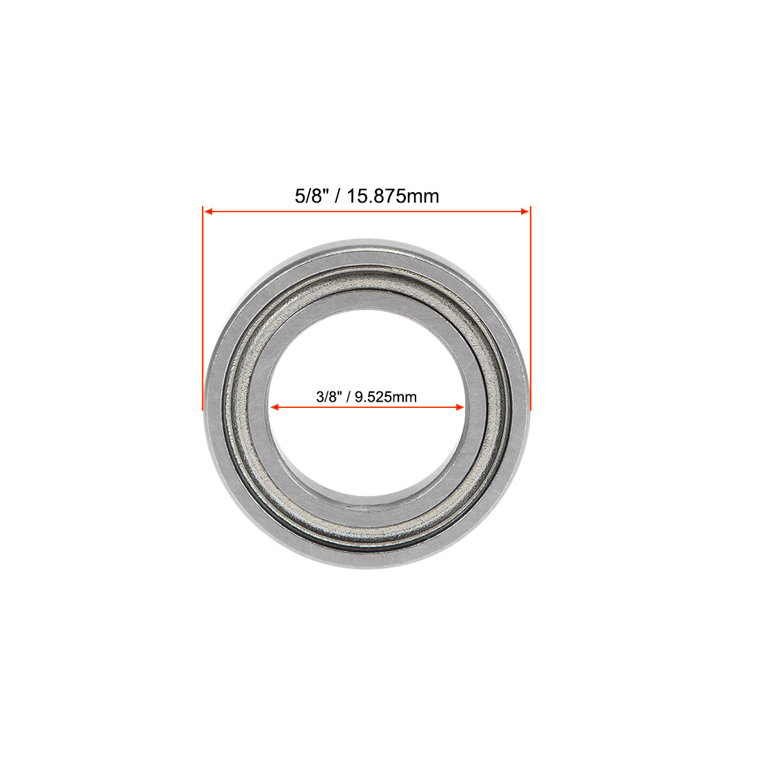 uxcell Uxcell Deep Groove Ball Bearing Double Shielded Z2 Bearings