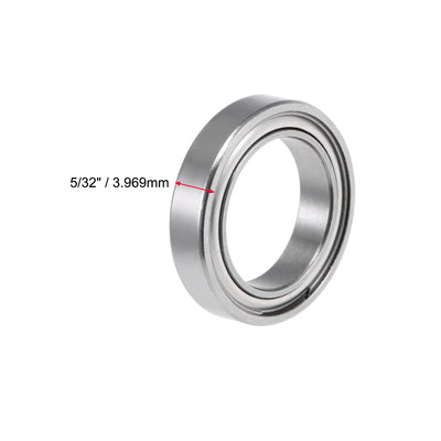 Harfington Uxcell Deep Groove Ball Bearing Double Shielded Z2 Bearings