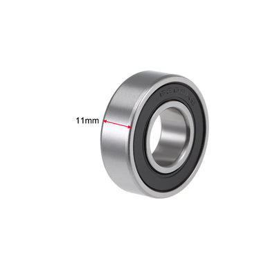 Harfington Uxcell Deep Groove Ball Bearings Inch Double Sealed Chrome Steel ABEC-1 Z2