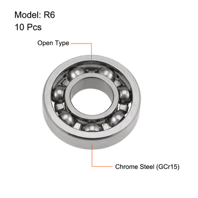 Harfington Ball Bearings Double Sealed Chrome Steel Cover