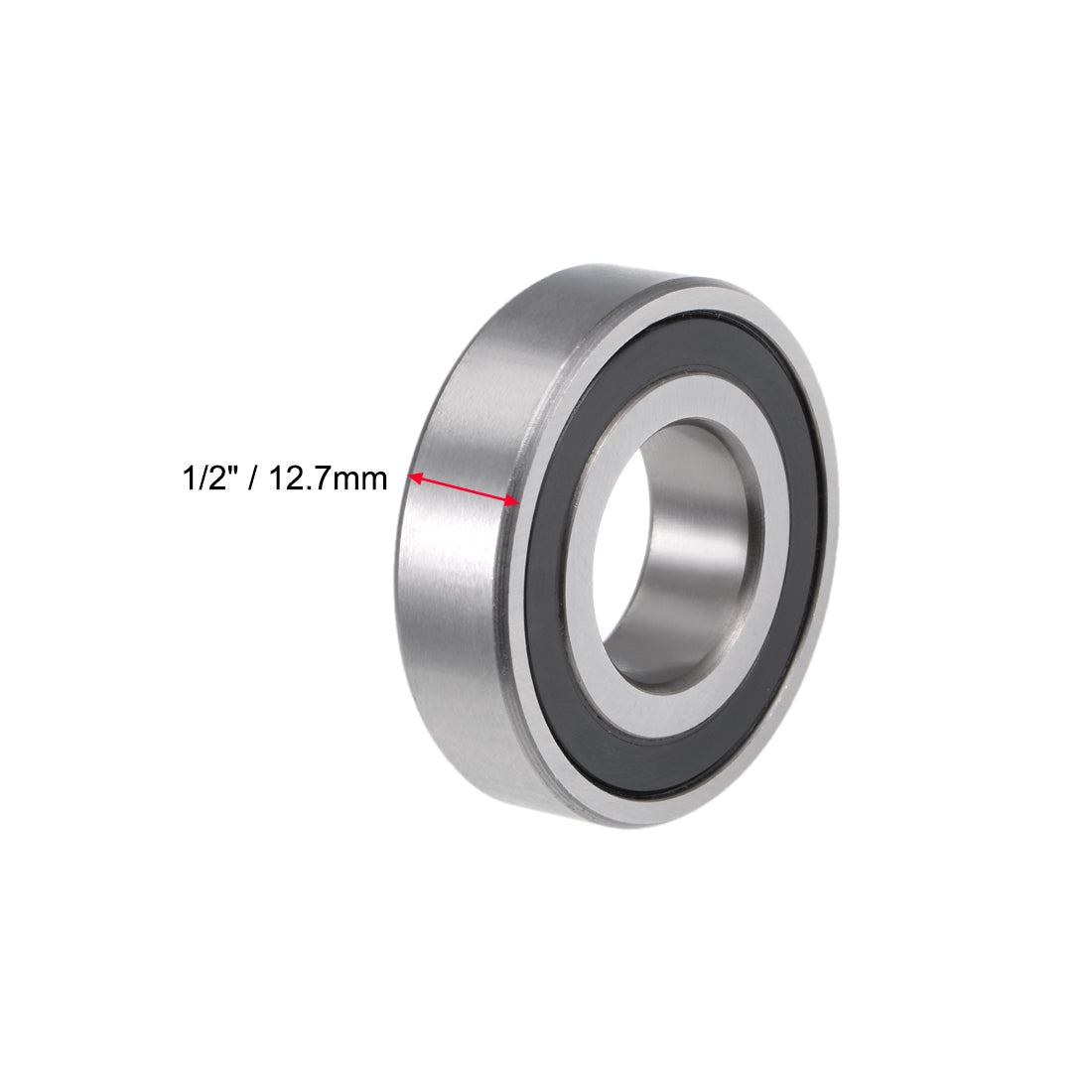 uxcell Uxcell Deep Groove Ball Bearings Inch Double Sealed Chrome Steel ABEC-1 Z2