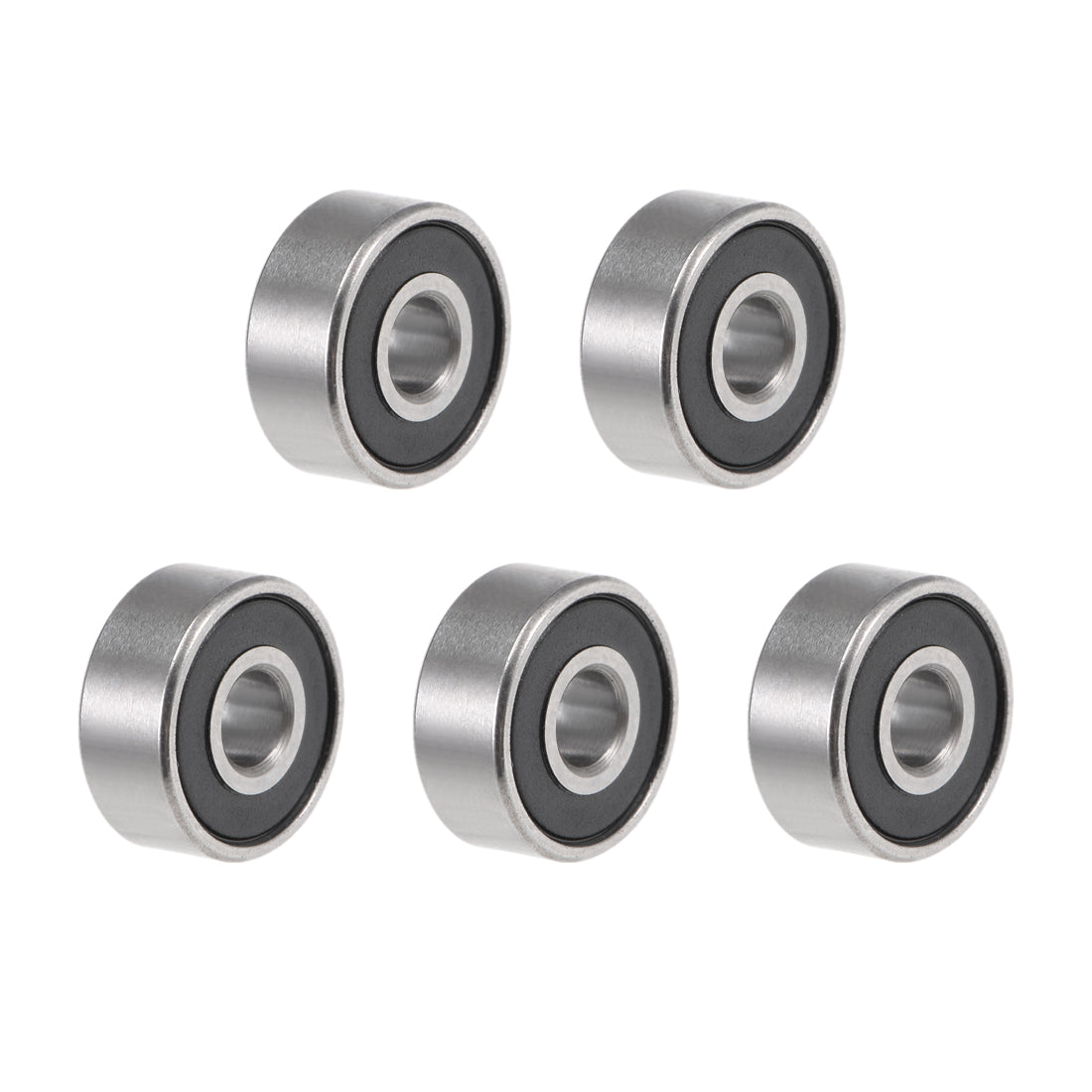 uxcell Uxcell Deep Groove Ball Bearings Inch Double Sealed Chrome Steel ABEC-1 Z2