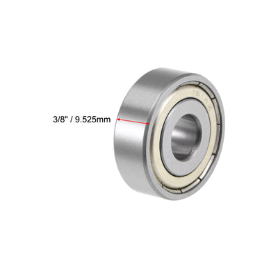 Harfington Uxcell Deep Groove Ball Bearings Z2 Double Shielded Chrome Steel Roller