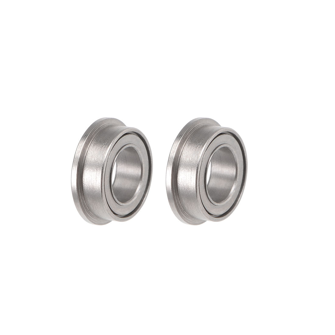 uxcell Uxcell Flanged Ball Bearing Double Shield Chrome Bearings