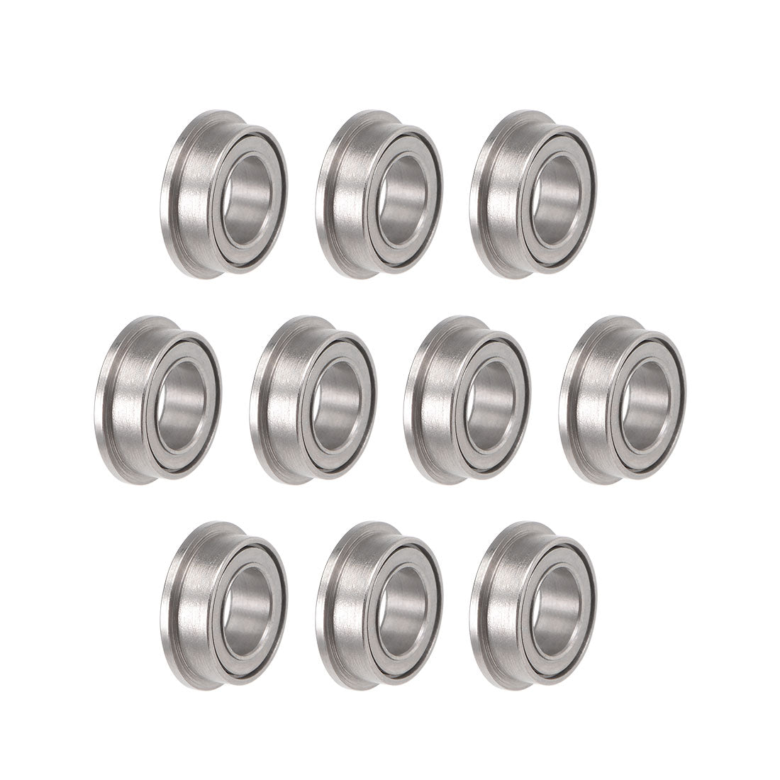 uxcell Uxcell Flanged Ball Bearing Double Shielded Chrome Bearings