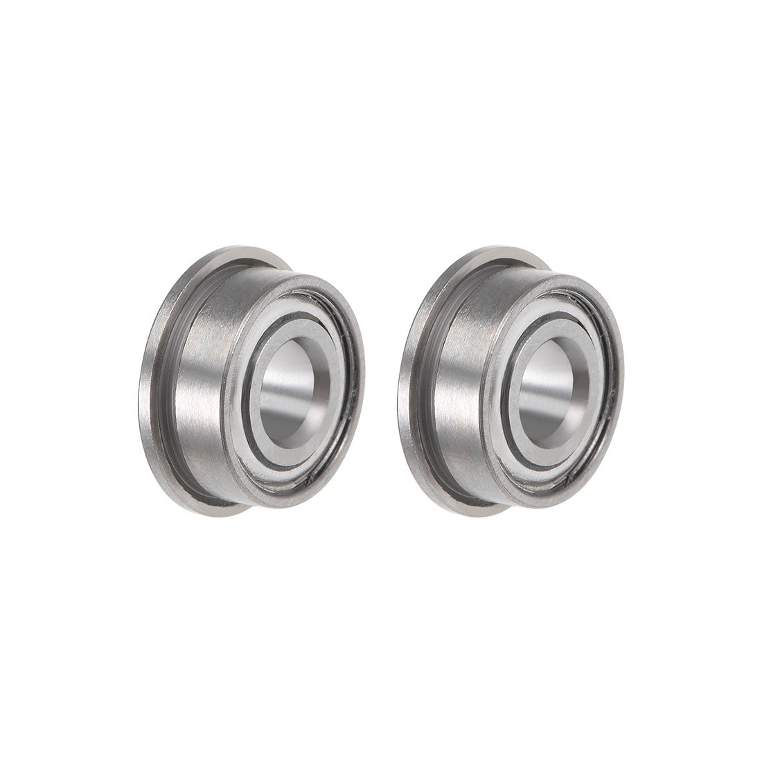 uxcell Uxcell Flanged Ball Bearing Double Shield Chrome Bearings